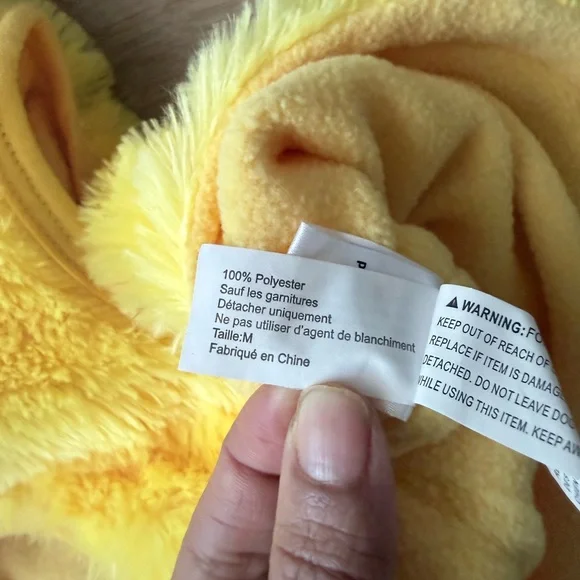 Banana Republic Yellow Furry Dog Vest - Picture 5 of 6